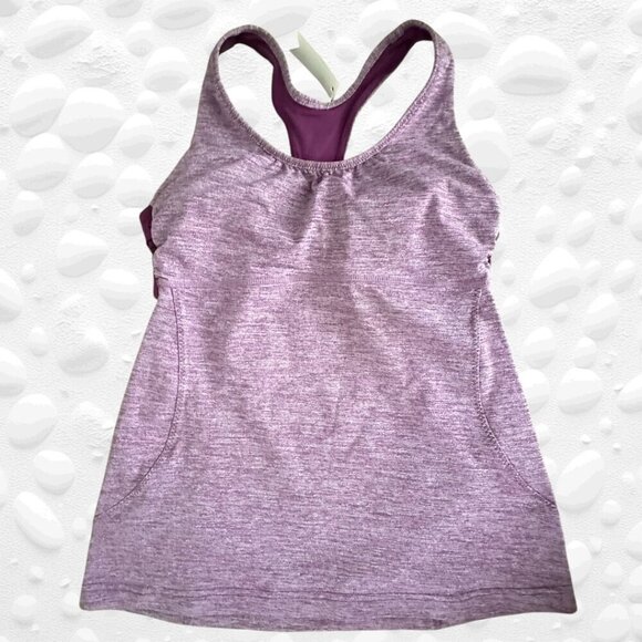 lululemon Purple Workout long tank  Size S/XS - Picture 2 of 4